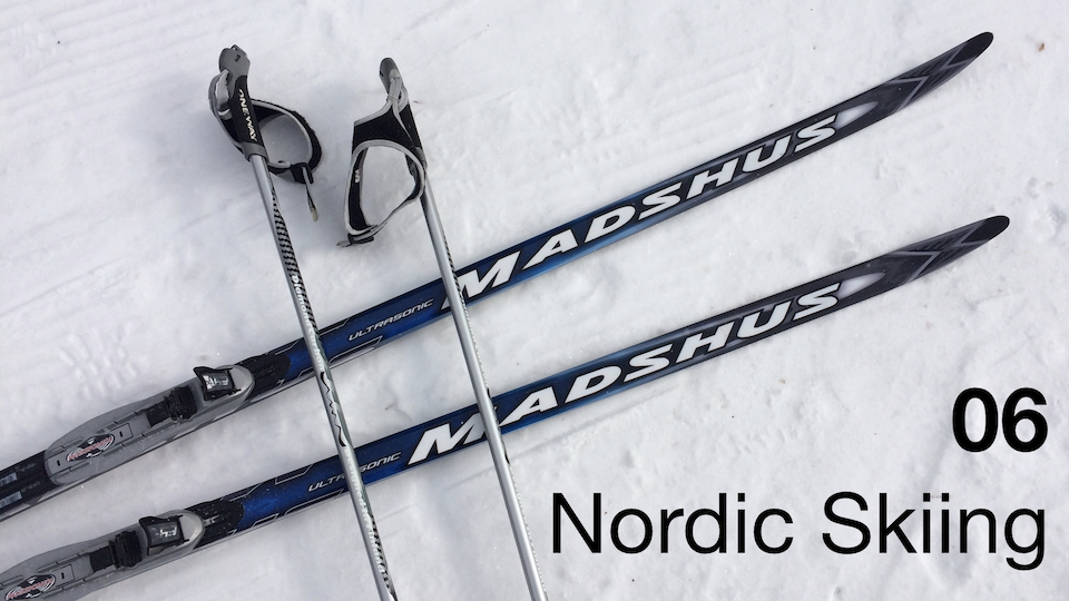 06 – Nordic Skiing:  Getting Started skating on snow
